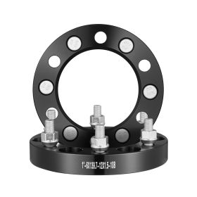 VEVOR 1" 6"x5.5" Wheel Spacers Wheel Adapters 6 Lug Forged Spacer 4 PCS Black