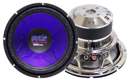 Subwoofer 12" pyle 1200w dvc dual 90oz. magnets (180oz tot)