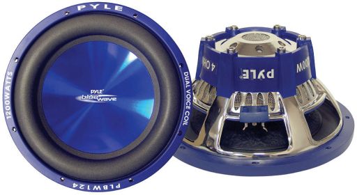 SUBWOOFER 8" PYLE BLUE WAVE 600 WATTS; DVC; 60oz MAGNET