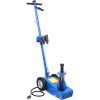 22 Ton Hydraulic Floor Jack Air-Operated Axle Bottle Jack with (4) Extension Saddle Set Built-in Wheels, Blue