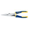 Irwin Long Nose Pliers, 8" Tool Length, 2 5/16" Jaw Length, Chrome/Blue/Yellow, Bundle of 2