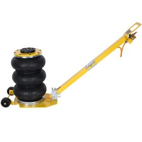 3T Triple Bag Air Jack ,Pneumatic Jack 3 bag ,lifting 16in capacity 6600lbs,easy-collapsing Terrain,Yellow color