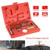 57 Pcs Universal Tire Repair Tools Kit Flat Tire Puncture Repair Tools for Cars Trucks