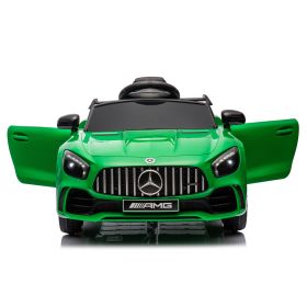 LEADZM Dual Drive 12V 4.5Ah with 2.4G Remote Control Mercedes-Benz Sports Car Green