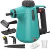 Handheld Steam Cleaner for Home Use, Steamer for Cleaning with Lock Button and 7 Accessory Kit Handheld Pressurized Steamer for Sofa, Bathroom, Car, F