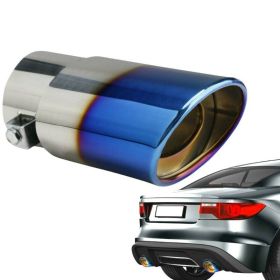 Household Car Exhaust Pipe Tip Rear Tail Throat Muffler Stainless Steel Accessories