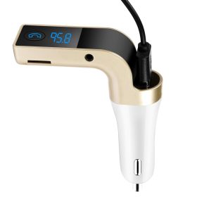 Car Wireless FM Transmitter USB Charger Hands-free Call MP3 Player MMC Card Reading Aux-in LCD Display