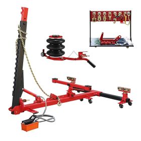 VEVOR Auto Body Frame Straightener, 6 Ton Tension Car Frame Puller, Auto Body Frame Machine with Swivel Post, Hydraulic Foot Pump