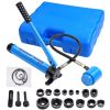 9ton Hydraulic Metal Punch Kit Blue