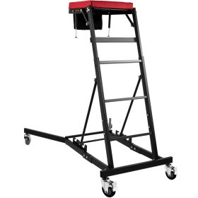 VEVOR Topside Automotive Engine Creeper, Adjustable Height Foldable Topside Creeper, 400LBS Capacity High Top Engine Creeper, w/Four Casters, Padded D