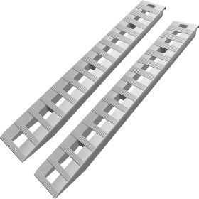 VEVOR 84x14 Inch Aluminum Ramps 6000LBS Capacity Car Trailer Truck ATV Ramps 1 Pair 2 Ramps