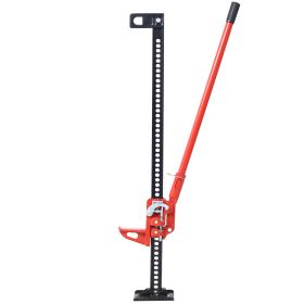 High Lift Farm Jack, 48" Utility Farm Jack, 7000 lbs Capacity Ratcheting Off Road Utility Jack, Heavy-Duty Farm Jack for Tractor, Truck, SUV, Bumper L