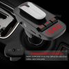 Car FM Transmitter w/ Wireless Earpiece 2 USB Charge Ports Hands-free Call MP3 Player