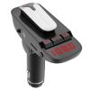 Car FM Transmitter w/ Wireless Earpiece 2 USB Charge Ports Hands-free Call MP3 Player