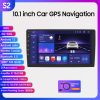 2S Series 10.1 inch Touchscreen Android 12 8Core QLED 1280*720 BT5.0 Car Gps Navigation Stereo Carplay 4+32GB