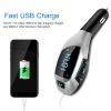 Car FM Wireless Transmitter USB Charge Hands-free Call MP3 Player