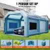 VEVOR Inflatable Paint Booth, 23x13x8.5ft Inflatable Spray Booth, High Powerful 480W+750W Blowers Spray Booth Tent, Car Paint Tent Air Filter System f