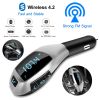 Car FM Wireless Transmitter USB Charge Hands-free Call MP3 Player