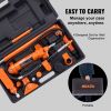 VEVOR 4 Ton/8800 LBS Porta Power, Portable Hydraulic Ram with 3.9 ft/1.2 m Oil Hose, Auto Body Frame Repair Kit with Storage Case for Car Repair, Truc