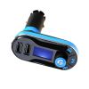 Car Wireless FM Transmitter Dual USB Charger Hands-free Call MP3 Player Aux-in LED Display Remote Controller