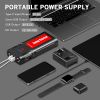 DBPOWER 2500A 21800mAh Portable Car Jump Starter- for up to 8.0L Gasoline/6.5L Diesel Engines, Portable 12V Auto Battery Booster, Power Pack, Quick Ch