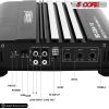 5 Core Premium Car Amplifier 2 Channel Car Audio System Power Amplifier Stereo Sound with Mic Input Dual Channel 1800 Watt PMPO Easy Installation Audi