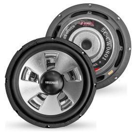 5Core 8 inch Subwoofer 120W RMS Shallow Car Speaker Sub Woofer 4 Ohm Bocinas Para Carro Deep Bass - CW-08-01