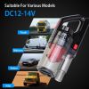 Handheld Car Vacuum Cleaner 120W 7000PA DC 12-14V Car Auto Home Duster Wet Dry Powerful Suction with Accessory Kit