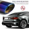 Household Car Exhaust Pipe Tip Rear Tail Throat Muffler Stainless Steel Accessories