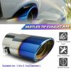 Household Car Exhaust Pipe Tip Rear Tail Throat Muffler Stainless Steel Accessories