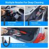 Handheld Car Vacuum Cleaner 120W 7000PA DC 12-14V Car Auto Home Duster Wet Dry Powerful Suction with Accessory Kit