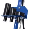 22 Ton Hydraulic Floor Jack Air-Operated Axle Bottle Jack with (4) Extension Saddle Set Built-in Wheels, Blue