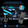 Car Wireless FM Transmitter Dual USB Charger Hands-free Call MP3 Player Aux-in LED Display Remote Controller