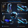 Car Wireless FM Transmitter Dual USB Charger Hands-free Call MP3 Player Aux-in LED Display Remote Controller