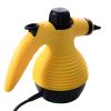 Handheld Pressurized Steam Cleaner with 9-Piece Accessory Set, Multifunctional Steam Cleaning for Car, Home, Bedroom, Chemical-Free, Yellow