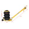 3T Triple Bag Air Jack ,Pneumatic Jack 3 bag ,lifting 16in capacity 6600lbs,easy-collapsing Terrain,Yellow color