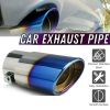 Household Car Exhaust Pipe Tip Rear Tail Throat Muffler Stainless Steel Accessories