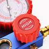 60in Manifold Gauge Hose 1/4in Fitting Yel Red Blu