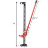 High Lift Farm Jack, 48" Utility Farm Jack, 7000 lbs Capacity Ratcheting Off Road Utility Jack, Heavy-Duty Farm Jack for Tractor, Truck, SUV, Bumper L