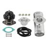 Type-RS Turbo Charger BOV Blow Off Valve & 2.5 in Alloy Flange Pipe Adapter Kit