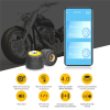 Bluetooth tire pressure monitor;  motorcycle tire pressure sensor;  smartphone universal abnormal alarm tpms