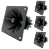 5 Core Tweeter 3.25" x 3.25" ‚ 40W Max Component Square Driver ‚ Piezo Horn Element Super Replacement DJ Tweeters ‚ for Smooth Extended Frequency