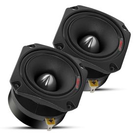 5 Core 3.5" Super Tweeter 2Pack ‚Ä¢ 300W RMS 1000W PMPO Combined ‚Ä¢ 4 OHM ‚Ä¢ Titanium Bullet w 1 inch Voice Coil ‚Ä¢ 106 dB Sensitivity ‚Ä¢ Easy to (colour: TW BLT 150 BLK PAIR)