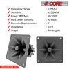 5 Core Tweeter 3.25" x 3.25" ‚ 40W Max Component Square Driver ‚ Piezo Horn Element Super Replacement DJ Tweeters ‚ for Smooth Extended Frequency