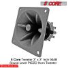 5 Core Tweeter 3.25" x 3.25" ‚ 40W Max Component Square Driver ‚ Piezo Horn Element Super Replacement DJ Tweeters ‚ for Smooth Extended Frequency