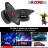 5 CORE 8 Inch Mid-Range Bullet Pro Audio Car Speaker, Red Aluminium Bullet, Loudspeaker 580W Max 8 Ohms - Premium Quality Audio Door Speakers for Car