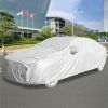 Full Coverage Car Cover Waterproof UV Protection Automotive Cover Outdoor Universal Car Cover with Reflective Strips Installation Straps Buckle