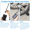 Car Tire Inflator Pump Portable Car Air Compressor Wireless Electric Air Pump 150 PSI with LED Light